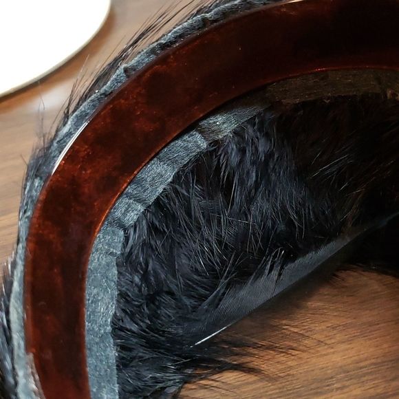 Vintage Raven Feather‎ Head Hair Band / Head Piece - Picture 7 of 9